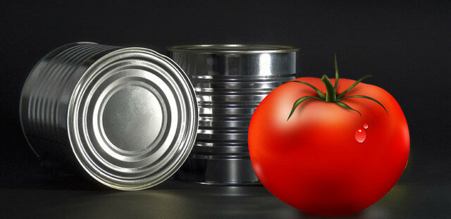 Ingeblikte tomaten - tomaten uit blik