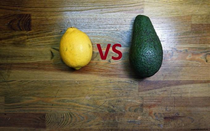 Wat is nuttiger in feite - een citroen of avocado?