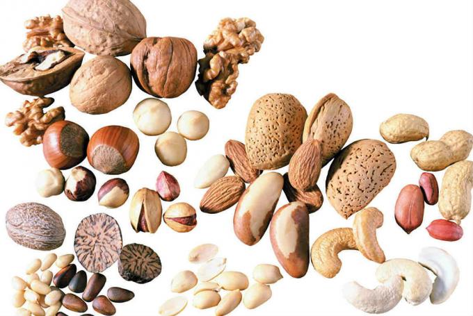 Zaden en onbewerkte noten